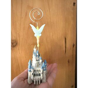 Disney Tinker Bell Photo Note Holder Wire Resin Castle Fairy Frame